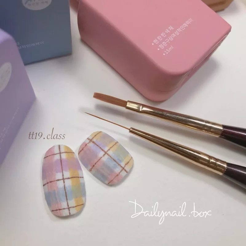 Cọ Niao nâu vẽ móng Gel