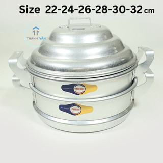 Bộ nồi xửng hấp xôi nhôm