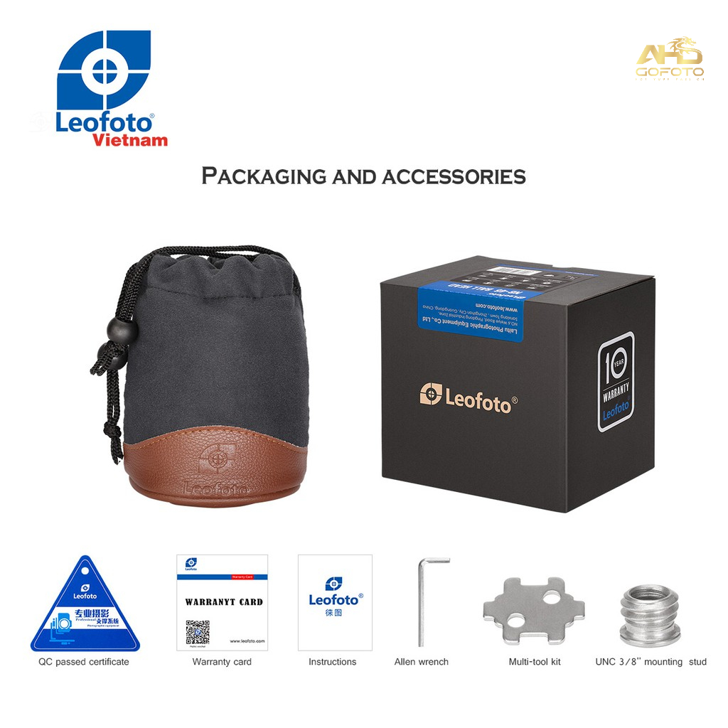 Đầu Ball Head Leofoto LH-40R - Hàng Chính Hãng