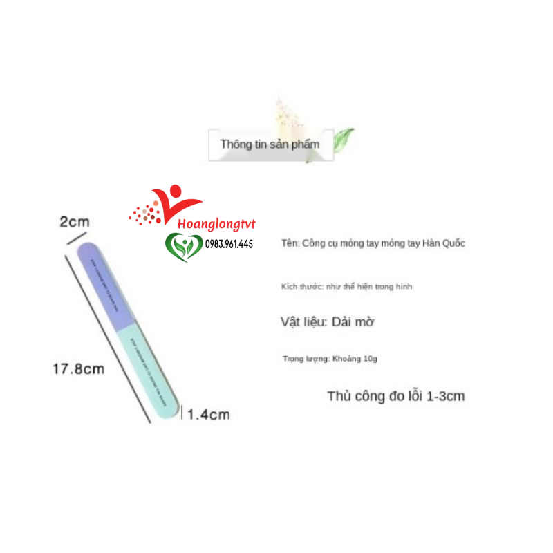 Dũa Móng Tay 7 mặt chuyên nghiệp