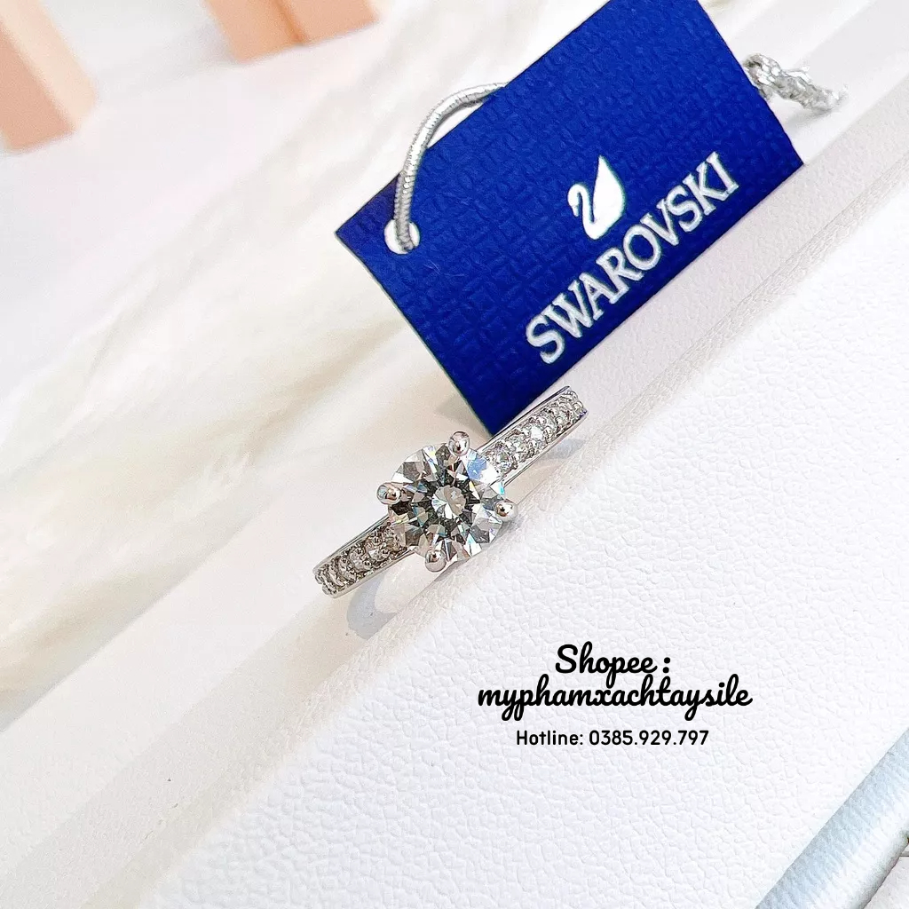 SẴN - Nhẫn Swarovski Attract - SWA ĐÁ
