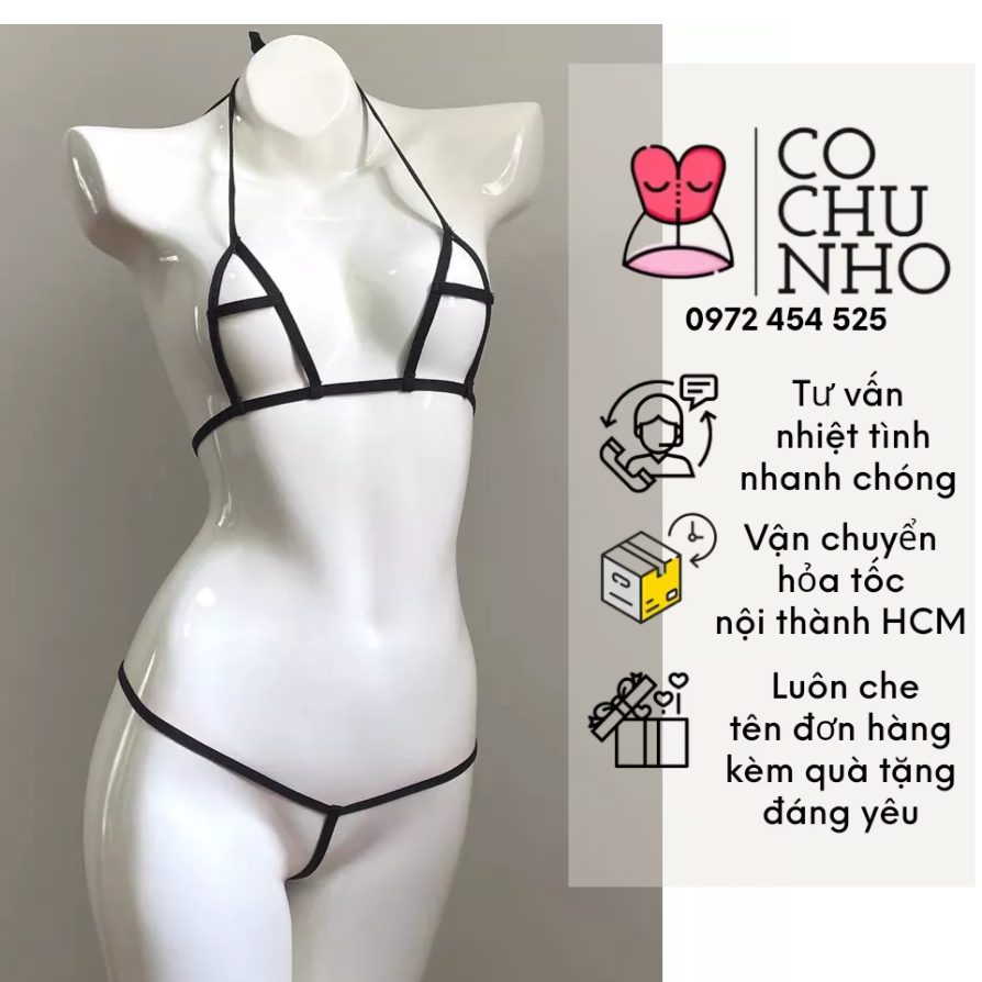 Che tên sản phẩm - BK076- Bộ lọt khe gợi cảm - đồ lót sexy -cochunhoquan11