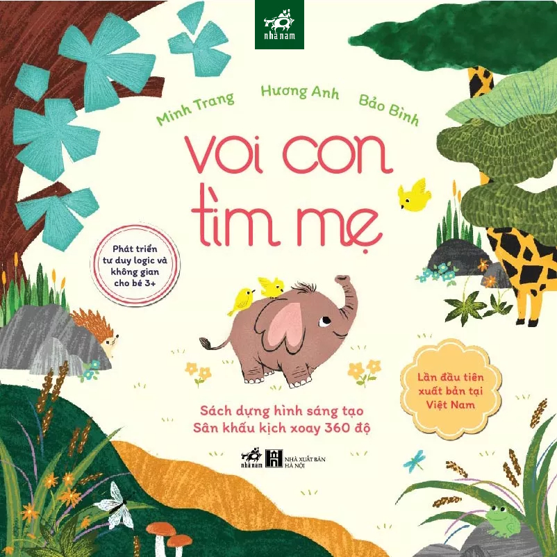 Sách - Voi con tìm mẹ (Bìa cứng)