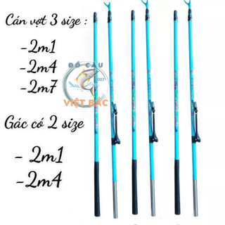  Cán vợt và Gác cần HUA Nhã Lam tải tĩnh 3500g siêu cứng chắc khỏe Đồ Câu Việt Bắc 