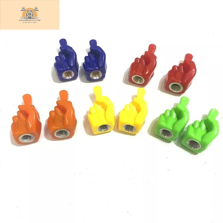 Ốc Van Vòi Gắn Chân Van Xe Máy Hình Ngón Tay Chống Xì Hơi!