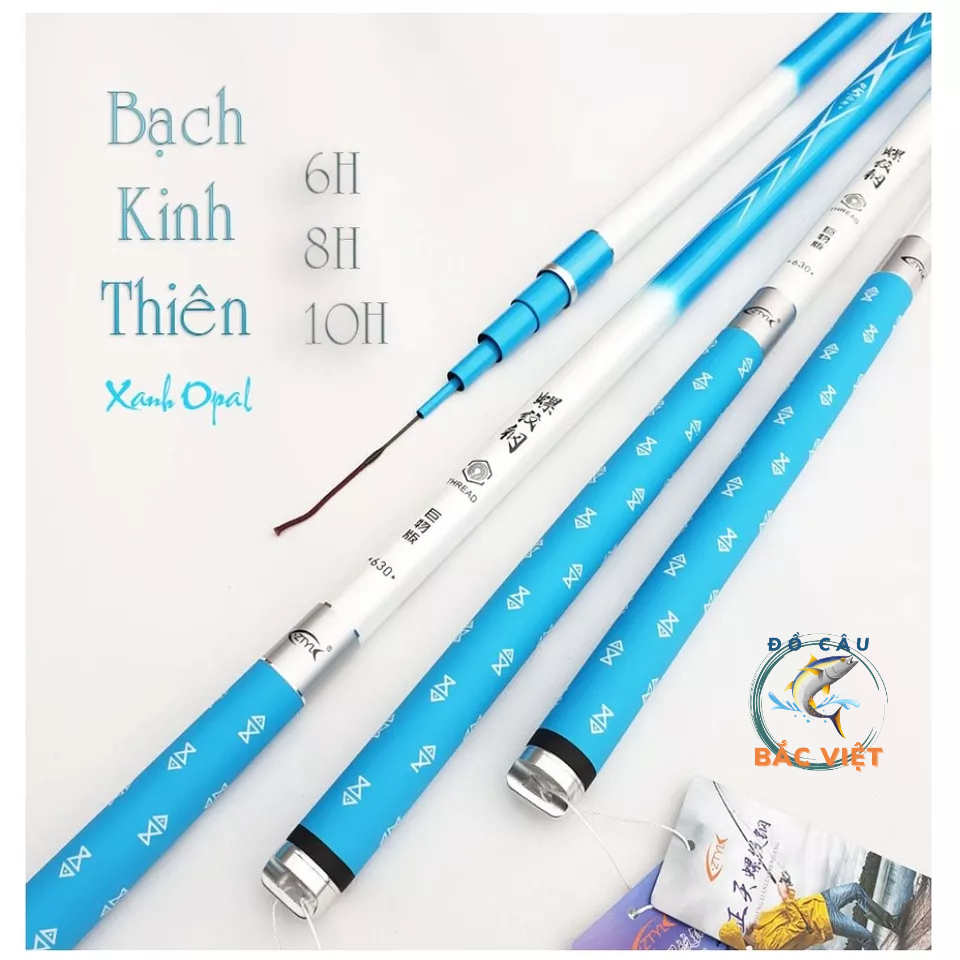 Cần câu đài Bạch Kinh Thiên Xanh chính hãng ZTYL độ cứng 6H 8H 10H tặng kèm ngọn Đồ Câu Bắc Việt