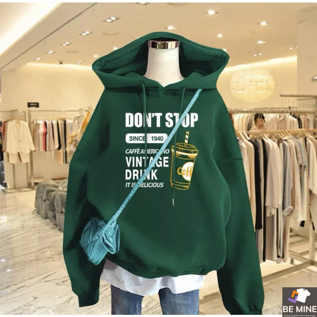 Áo hoodie nữ nam tay bồng khoác nỉ form rộng chất liệu nỉ bông ấm áp BEMINE MEN TOP 258