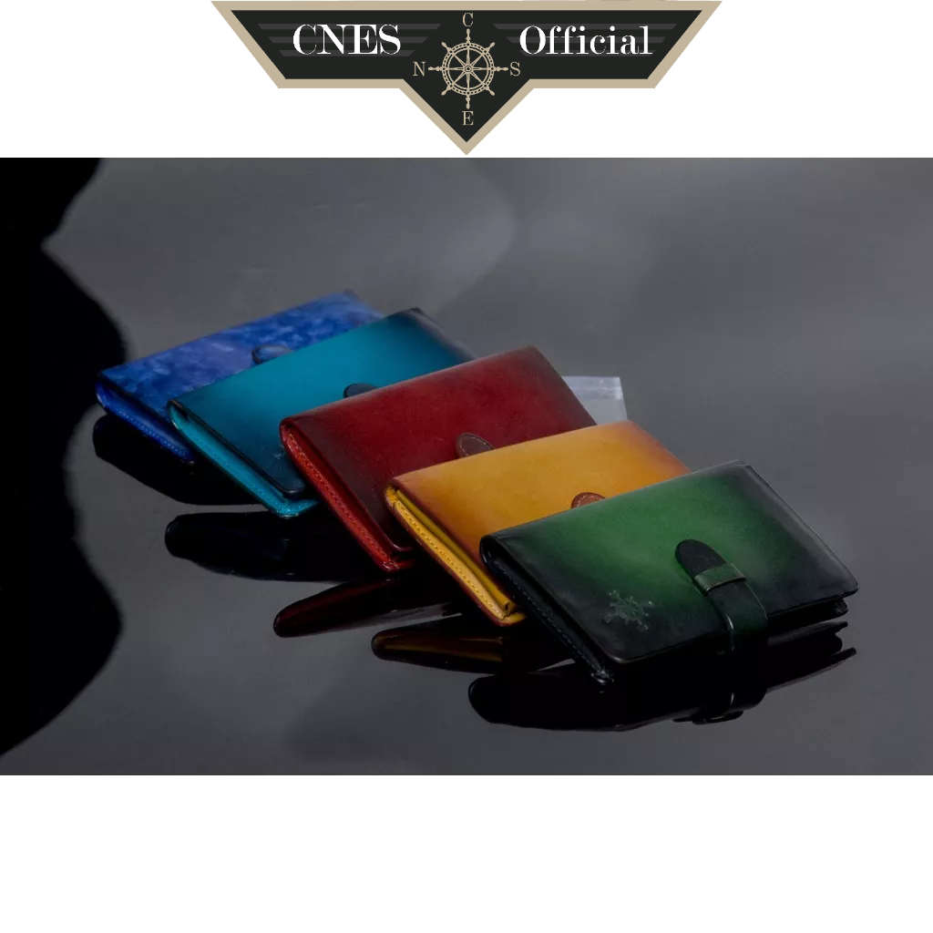 Ví nam cao cấp đựng thẻ chất liệu da bò nhập khẩu thương hiệu CNES