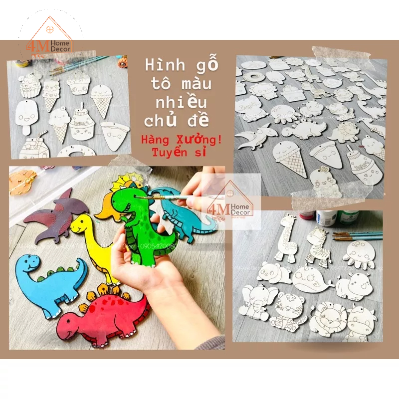 Bộ tô màu cho bé nhiều chủ đề ngộ nghĩnh quà tặng cho bé/ đồ chơi tô màu, làm đồ thủ công (XƯỞNG SỈ)