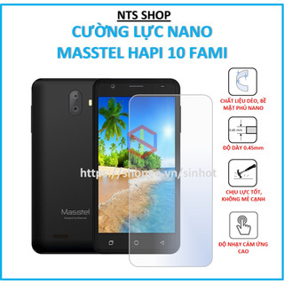 Bộ 2 tấm dán cường lực dẻo bảo vệ màn hình Masstel HAPI 10 Fami