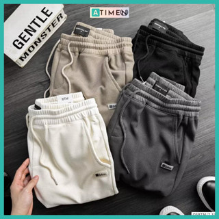 Quần đùi nam chất xốp thái dày dặn thoáng mát, quần short nam đủ màu phối logo cá tính - ATIMEN