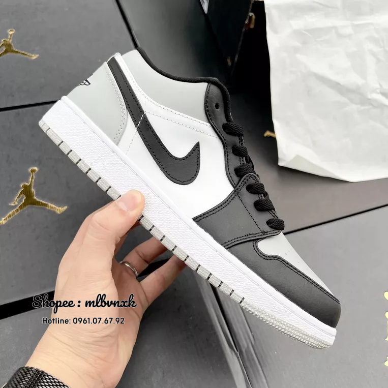 ẢNH THẬT / LIKE_AUTH / XÁM ĐEN - Giày_Sneaker_𝐍𝐢𝐤𝐞_Air_Jordan_Low - GIẦY THỂ THAO NAM NỮ JD CỔ THẤP