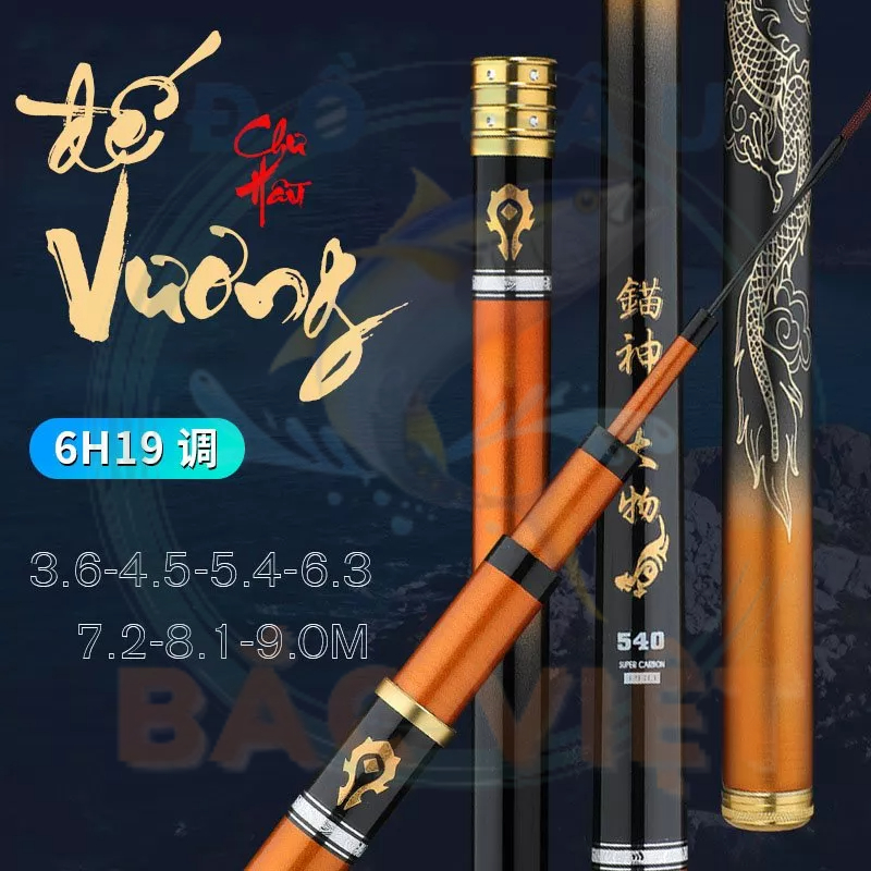 Cần câu tay Đế Vương Chư Hầu 6H chuyên săn hàng tặng ngọn phụ cao cấp Đồ Câu Bắc Việt
