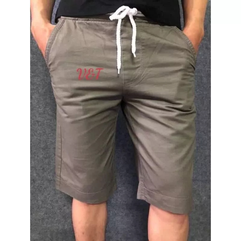 Quần short Lưng Thun kaki cotton Cao Cấp