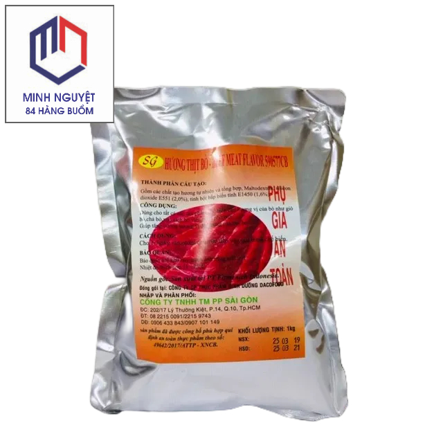 Hương thực phẩm hương thịt bò bột