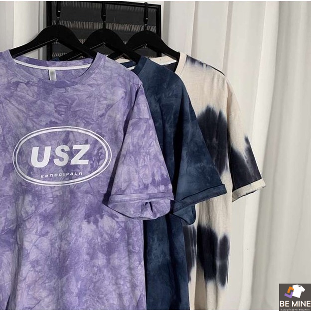 Áo Thun Cổ Tròn Tshirt Nữ Nam Unisex Chất Vải Thun Cotton Loang 3D Usz WAT460