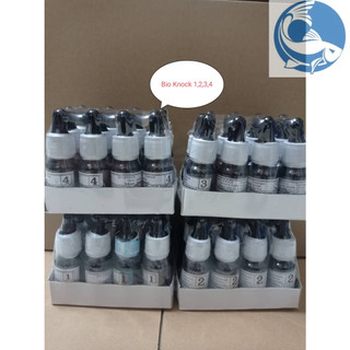 Bio Knock số 1-2-3-4 - Xử Lý Nước Mới, Phòng Và Diệt Các Loại Nấm, Trị Thối Thân, Ký sinh trùng Cho Cá Cảnh