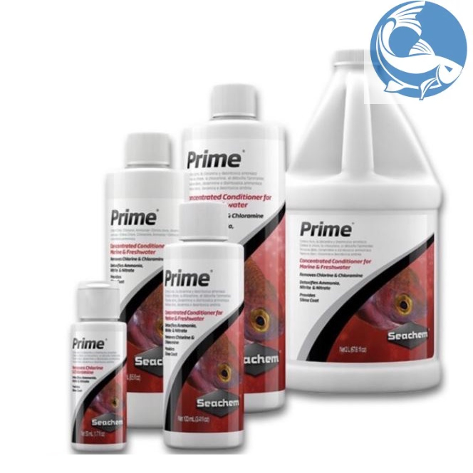 Dung dịch  SEACHEM PRIME - khử CLO, NH3 Nitrite cho bể cá nước ngọt và nước mặn Prime