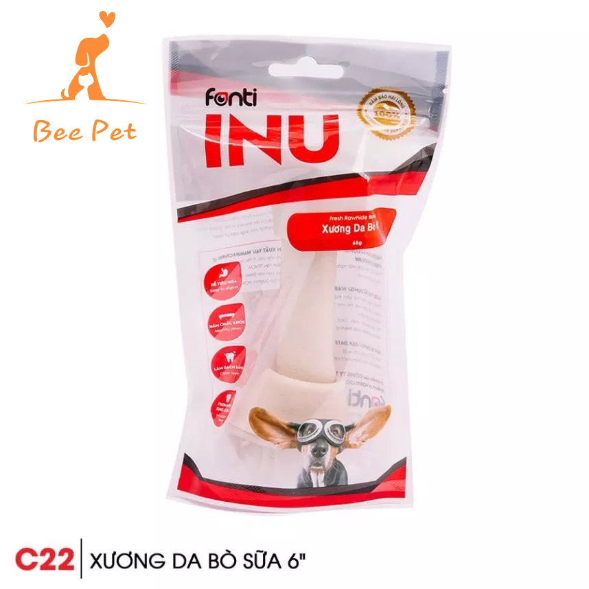 Xương gặm Fonti Inu - xương thưởng cho chó thơm ngon đủ vị