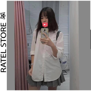 Áo Sơ Mi Local Brand Trơn Basic