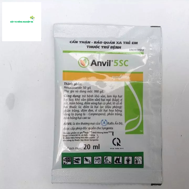 Anvil 5SC 20ml- - Thuốc đặc trị phấn trắng, rỉ sắt trên hoa hồng