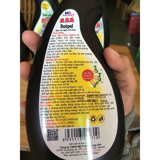 Tinh dầu đuổi chuột Asa dạng xịt