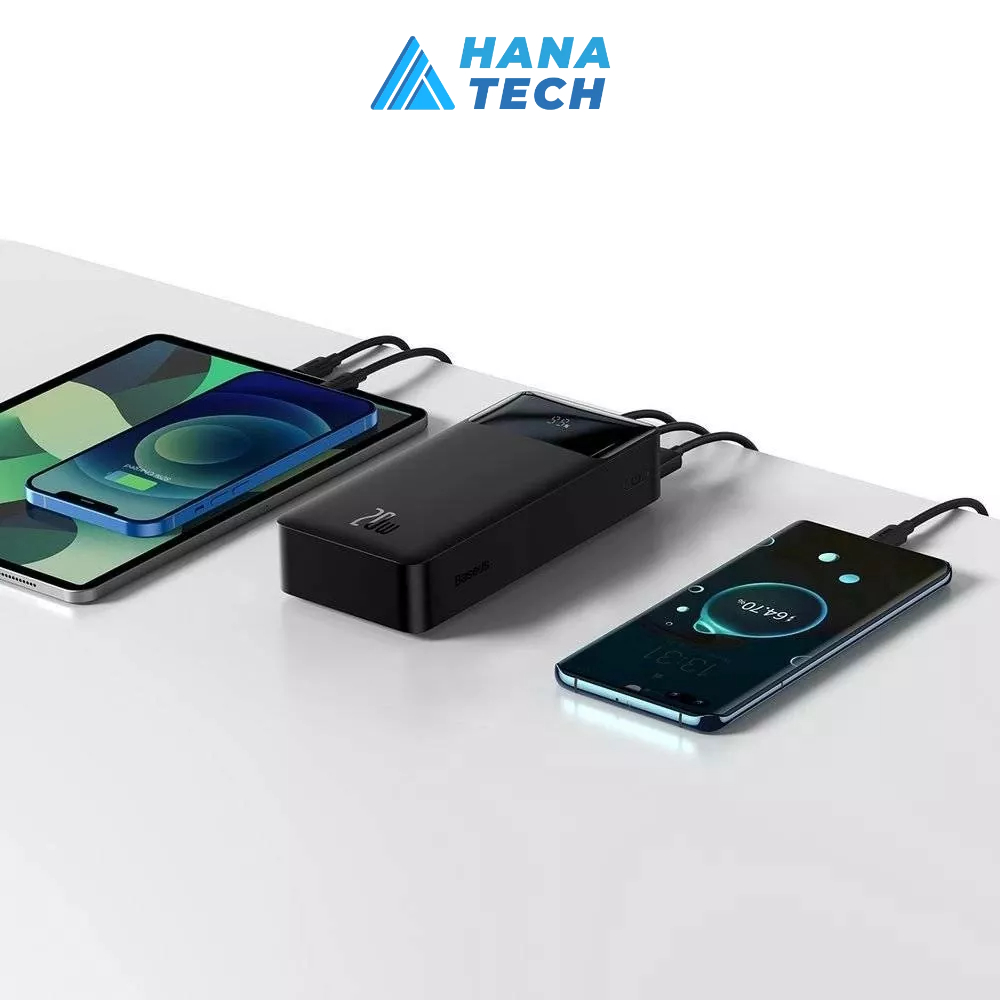 Sạc Dự Phòng Baseus 30000mAh Đèn Led Sạc Siêu Nhanh Bảo Hành 12 Tháng
