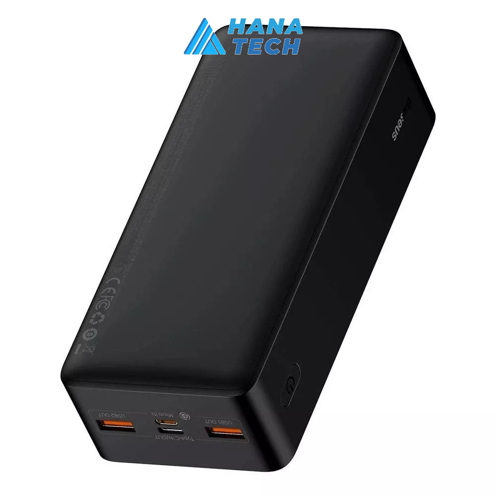 Sạc Dự Phòng Baseus 30000mAh Đèn Led Sạc Siêu Nhanh Bảo Hành 12 Tháng