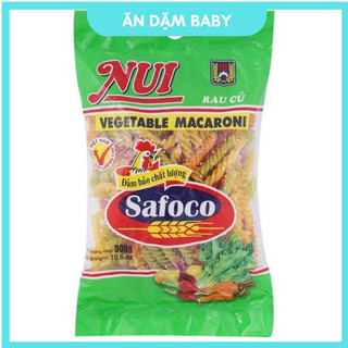 Nui rau củ, nui xoắn rau củ safoco 300g