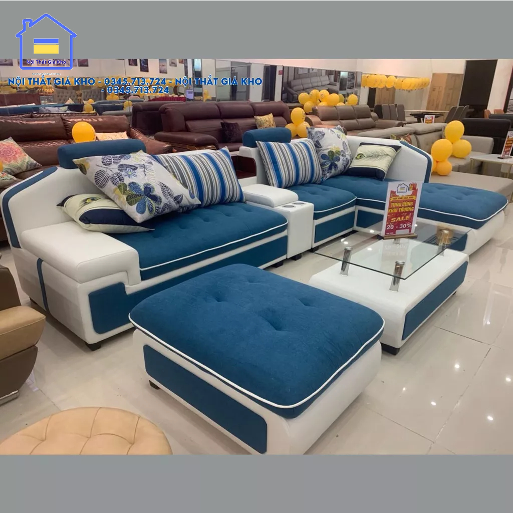 Sofa góc L hiện đại