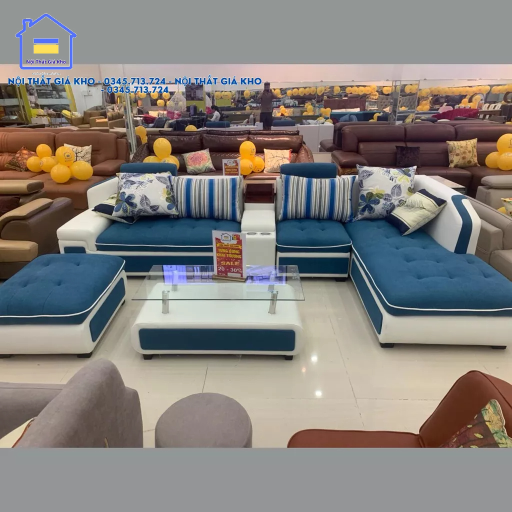 Sofa góc L hiện đại