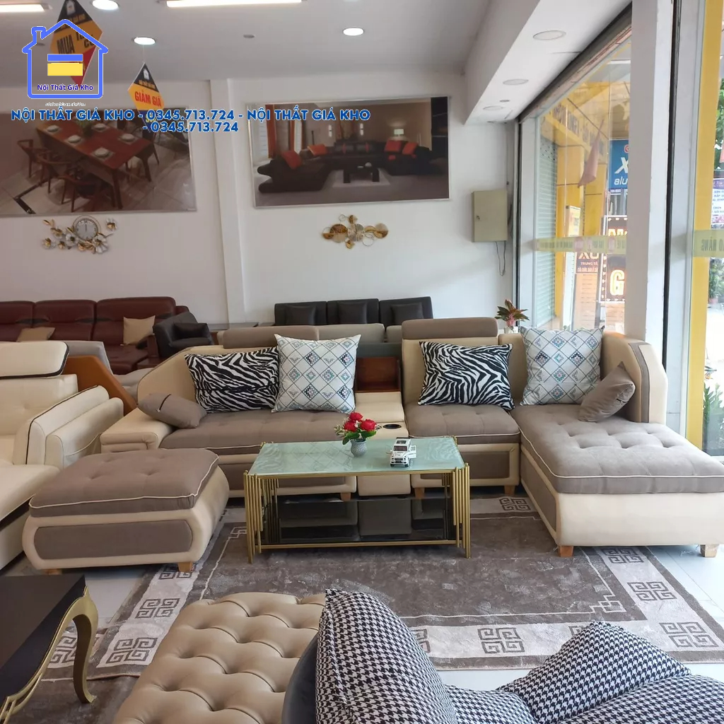 Sofa góc L hiện đại