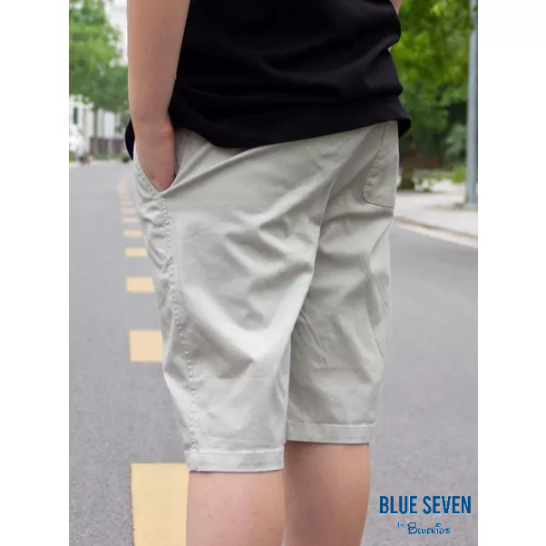 Quần short kaki BT màu ghi nhạt