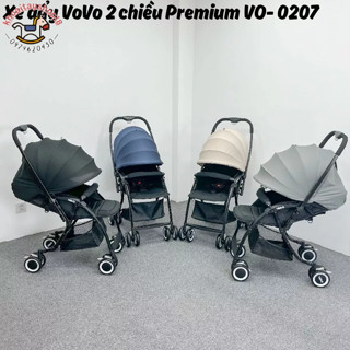 Xe đẩy Vovo 2 chiều Premium Vo-0207 - Tặng Màn Che Và Đệm Lót - Bảo Hành 1 Năm