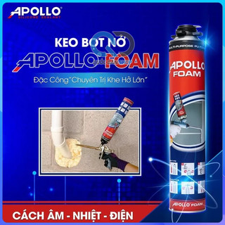 Keo bọt nở Apolo Foam siêu dính 750ml, Làm gương mây đẹp tuyệt, hàng chính hãng 100%
