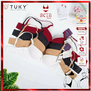 Áo ngực nữ cao cấp mút dày trơn lưng 3 móc TUKY 9999