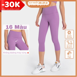 Quần Tập Yoga Gym Dáng Lửng Cao Cấp Lulu Align Crop 21” loại 1 - Gym Outfit