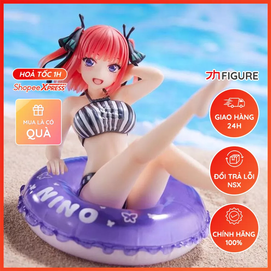 Mô Hình Nakano Nino, Eiga Gotoubun, Nhà Có 5 Nàng Dâu - Aqua Float Girls (Taito) Figure Chính Hãng Nhật Bản