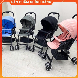 Xe đẩy gấp gọn 2 chiều 3 tư thế VOVO -0247 - Tặng kèm chiếu điều hoà, màn chống muỗi - Bảo hành 1 năm