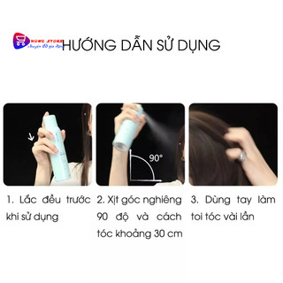 chai xịt tóc , gội xịt gội khô thần tốc Spes