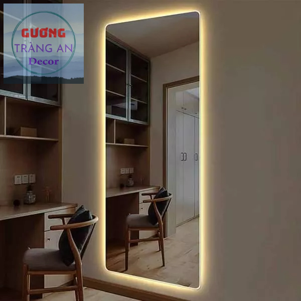 Gương LED Chữ Nhật Toàn Thân - Gương Soi Cao Cấp Sang Trọng, Hiện Đại, Tối Giản (Nhiều Kích Thước)