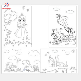 Tranh vải toan 20x30 tặng sơn acrylic 12 màu nước 3ml và 2 cọ vẽ.