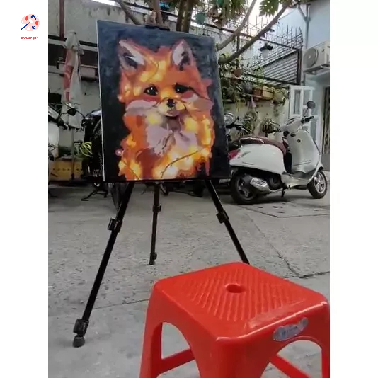 Tranh tô màu theo số tranh số hóa 40x50cm hình phong cảnh đẹp mê ly đã căng khung hàng có sẵn