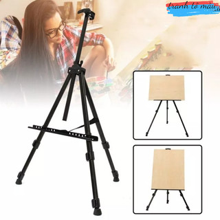 Giá vẽ sắt sơn tĩnh điện, giá vẽ tranh standee chữ A gấp gọn kèm túi đựng