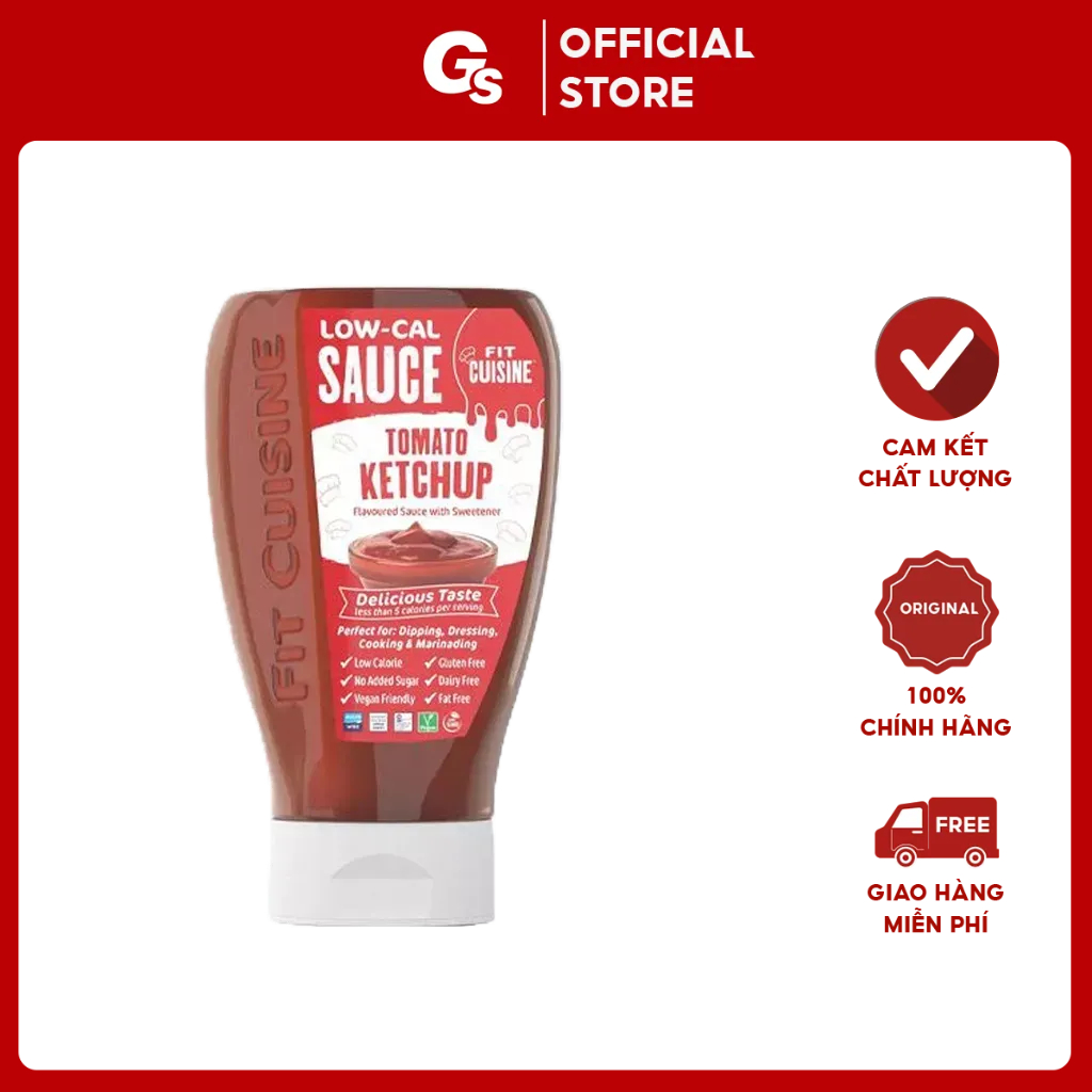 Sốt ăn kiêng Fit Cuisine Low Calorie Sauce, Applied Nutrition nhập khẩu Anh - Gymstore