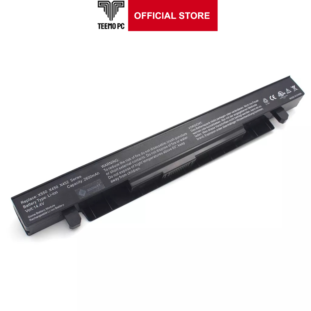 Pin Cho Laptop Asus X452 X452C X452CP - Hàng Zin New Seal TEEMO PC TEBAT750