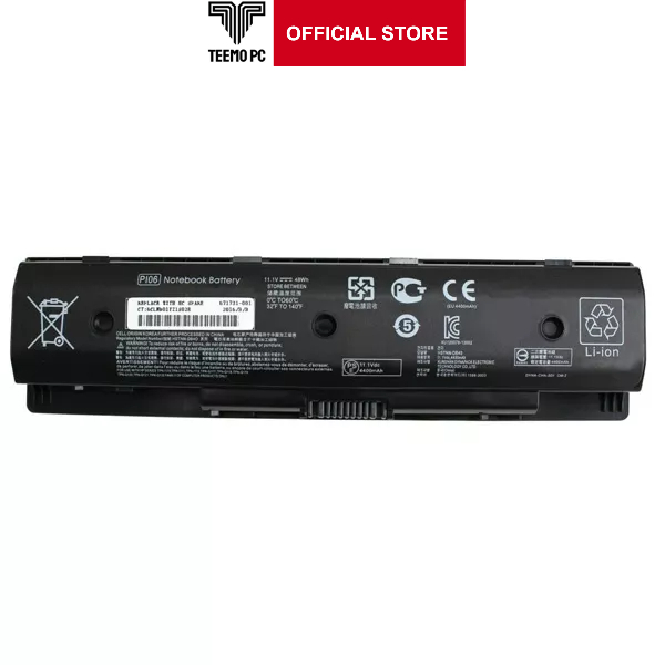 Pin Cho Laptop Hp Pavilion 14-E000 15-E000 Pi06 - Hàng Zin New Seal TEEMO PC TEBAT1241