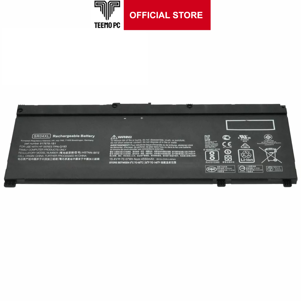 Pin Cho Laptop Hp Pavilion Gaming 15-Cx0177Tx 15-Cx0178Tx 15-Cx0179Tx 15-Cx0182Tx - Hàng Zin New Seal TEEMO PC TEBAT1263
