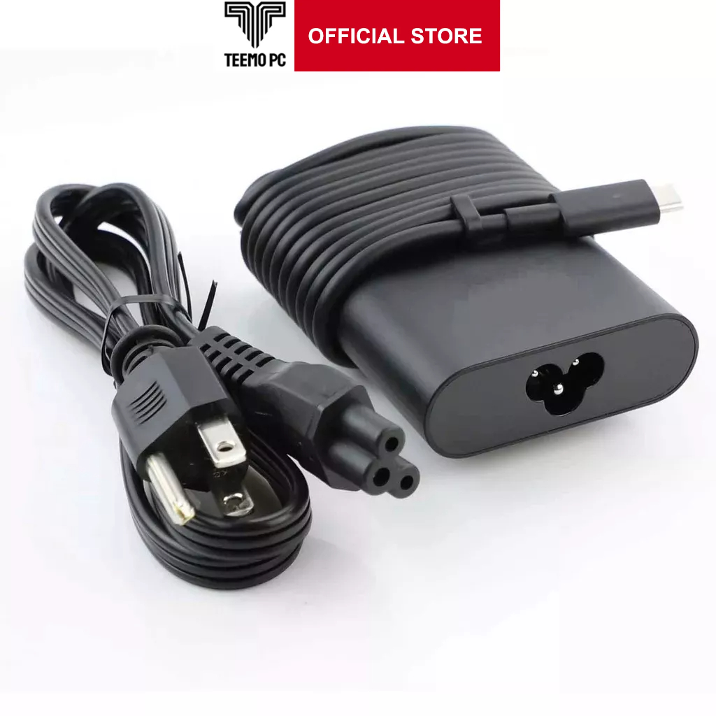 Sạc Cho Laptop Dell Xps 13 9365 Adapter 19.5V-3.34A Type-C - Hàng Zin New Seal TEEMO PC TEAC1393