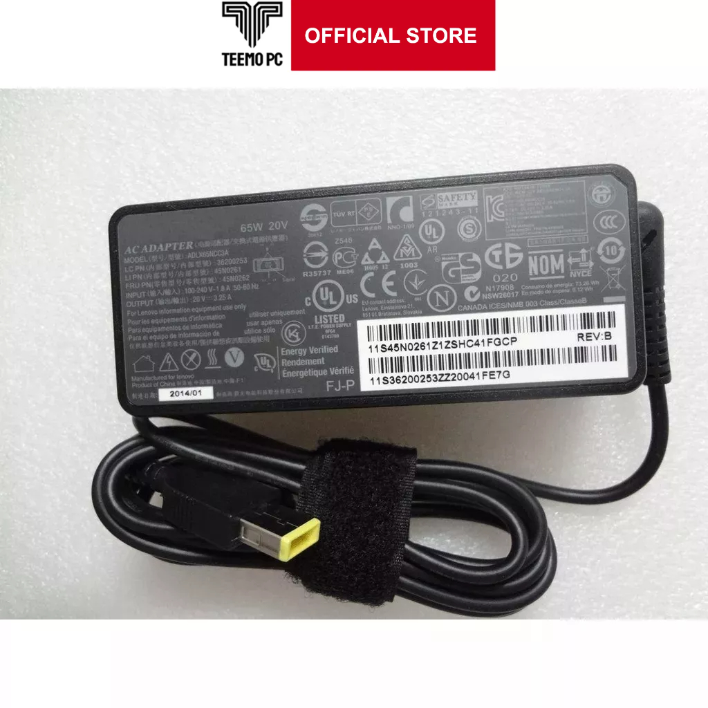 Sạc Cho Laptop Lenovo Thinkpad T460S - Hàng Zin New Seal TEEMO PC TEAC1017
